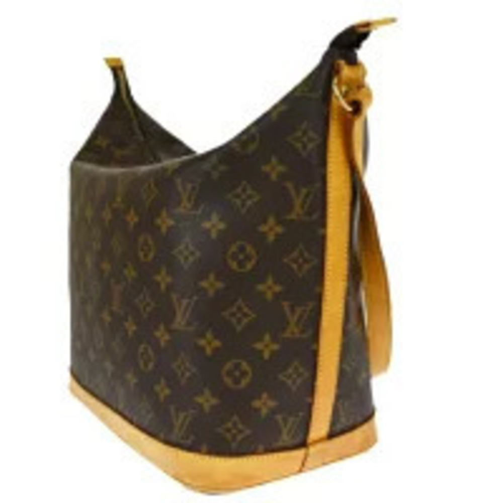 Louis Vuitton Shoulder Amfar Monogram Leather Three Bag Brown